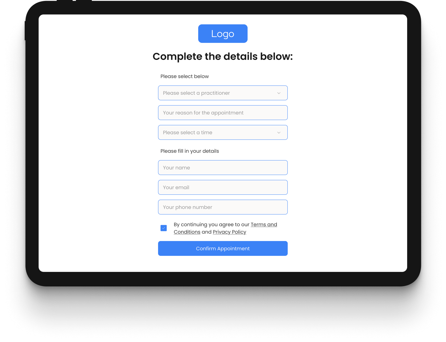 Fill in Your Details